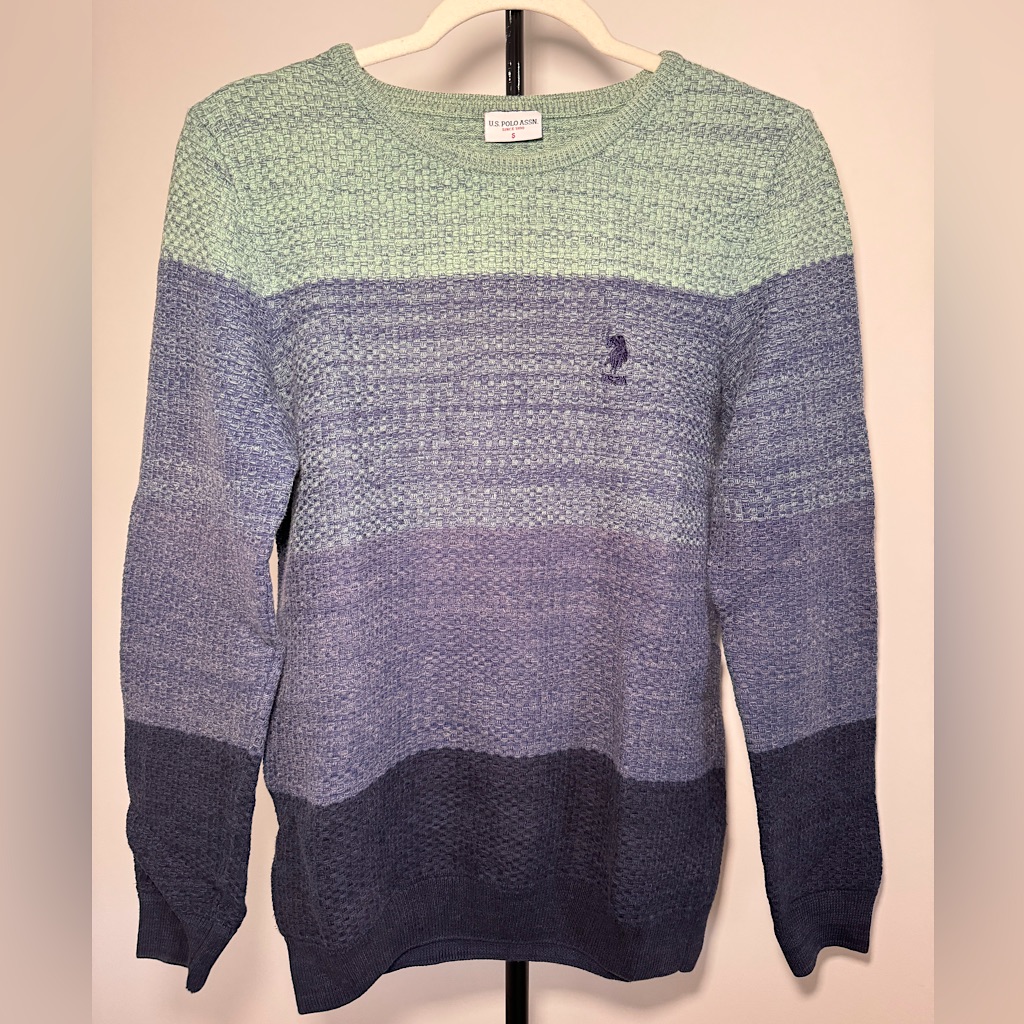 Us Polo Assn. Gradient Cotton Sweater